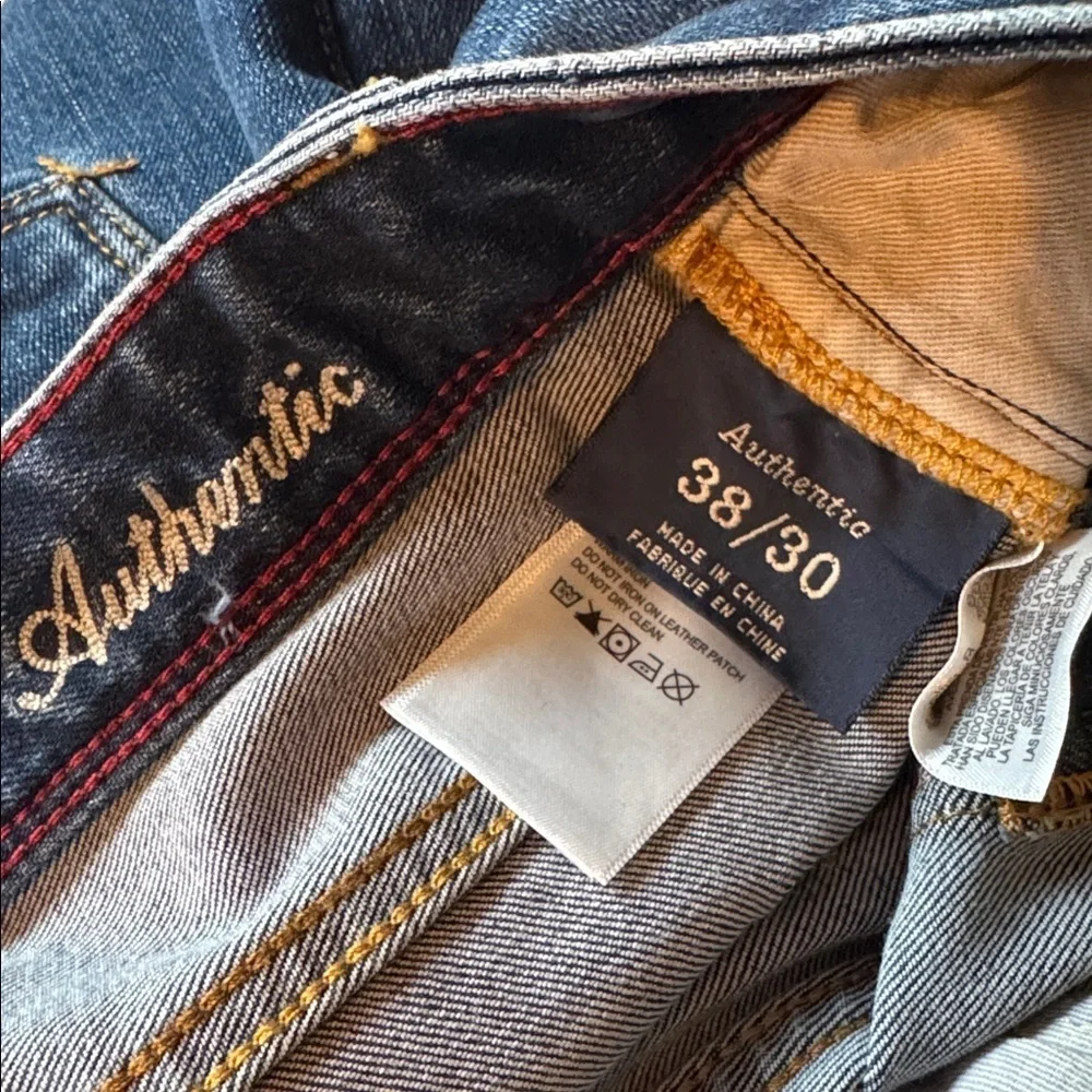 Tommy Bahama Men’s Authentic Premium Denim Deep Blue Straight Jeans